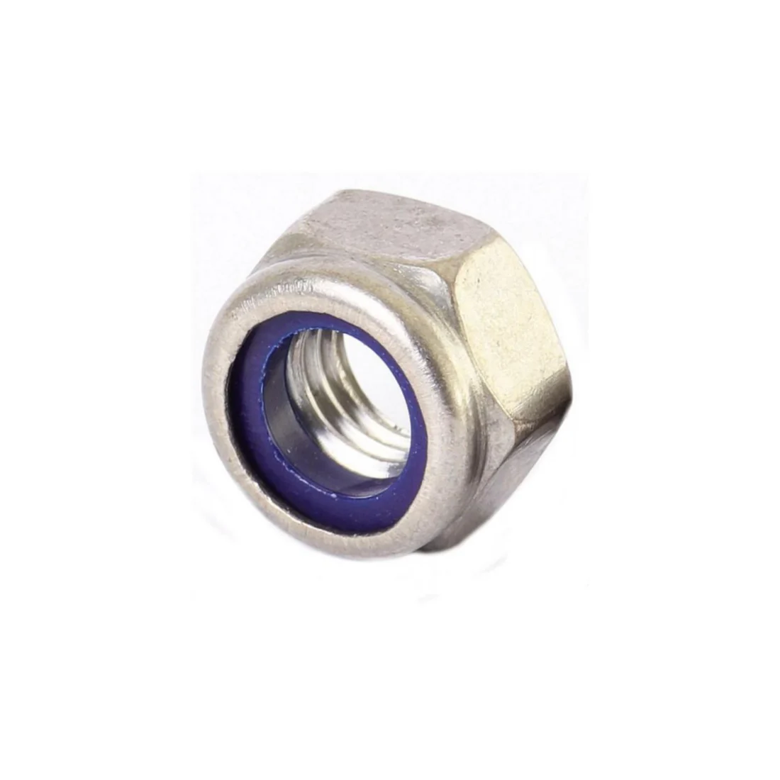 M8 Nyloc Nuts Mild Steel with Zinc Plating (Dia. 8mm) pack of 25